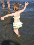 Ella dancing in the water