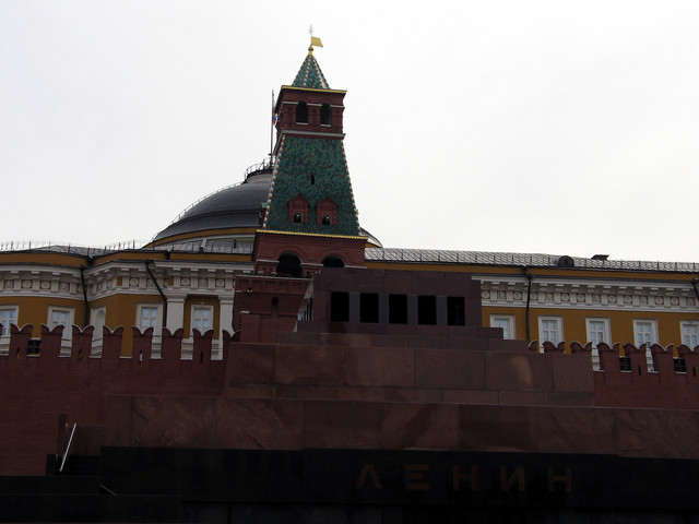 behind Lenin's Tomb