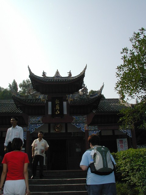 Approaching the Longevity Temple, constructed in 1178