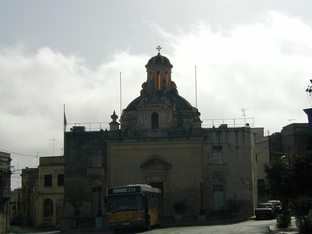 Maltese cross on top