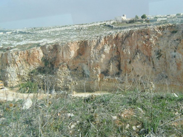 Maltese mountain side