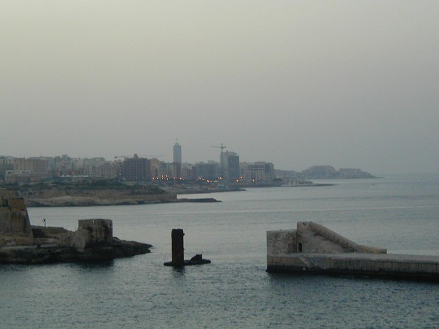 Retaining wall at Harbour Malta