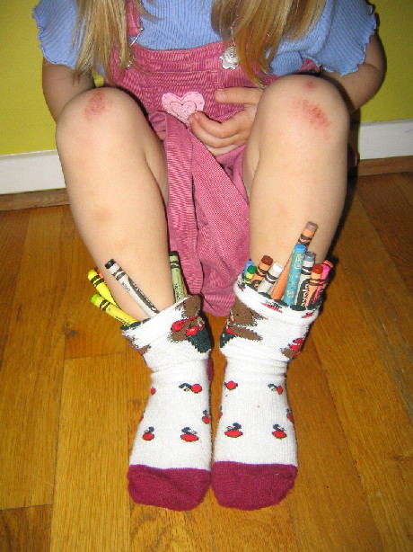 ankles more colorful than knees