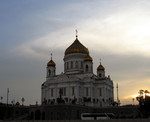 Cathedral of Christ our Saviour at sunset