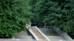Gorky Park stairs with water cascade