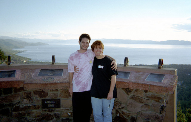 Joe and Ren the weekend he met her Dad in 2000