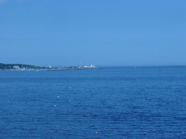 Light house across the bay