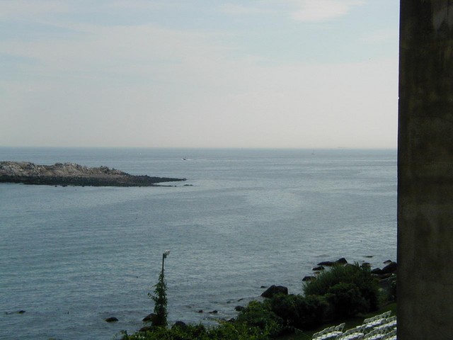 Norman's Woe viewed from the dining area