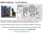 B&B lodging option