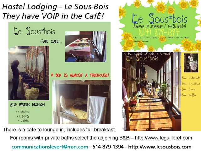 Hostel lodging option
