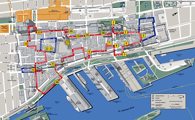 Old Port Montreal Map Saki's World :: Psu 2006 :: Old_Town_Montreal_Map