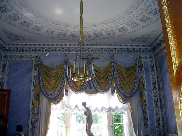 female statue in window