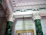malachite painted columns