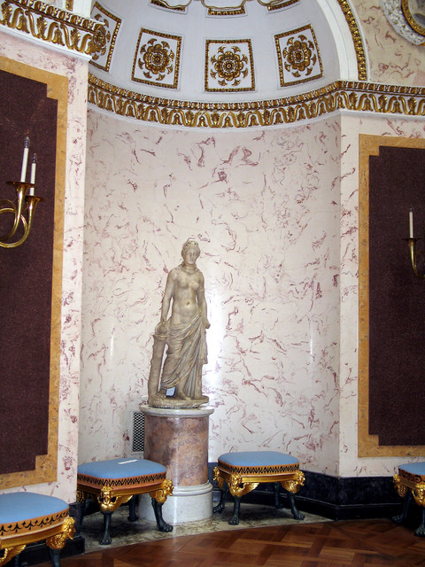 statue in corner