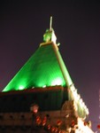Green tower at the Peace Hotel