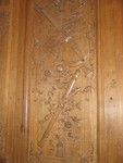 Oak Study musical instruments panel