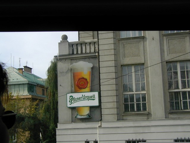 almost at the Pilsner Urquell gate