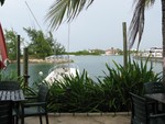 view from Tiki Hut in Turtle Cove