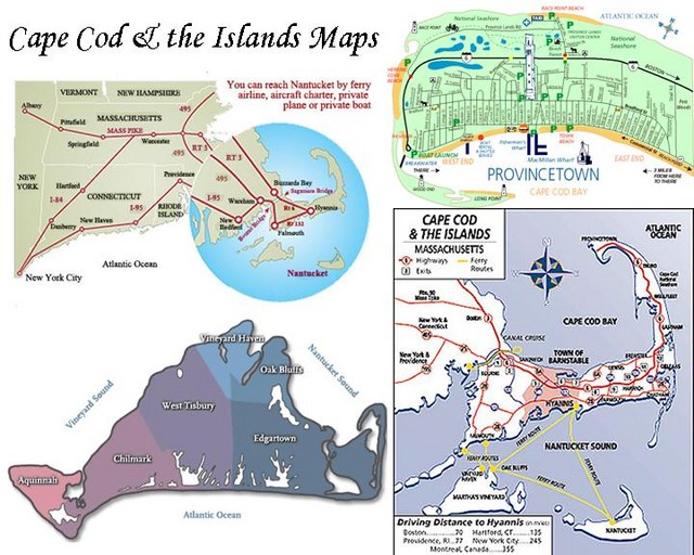 Cape Cod & Islands Map