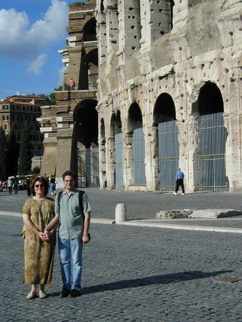 Ren and Joe at the Colosseo