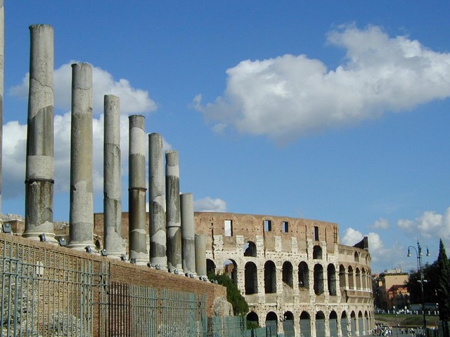 Temple of Venus and Roma facing the Colosseo