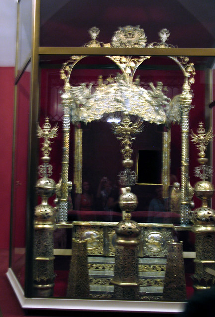 Tsars Ivan & Peter's Thrones - with cut-out for half-sister and Regent Sofia to advise