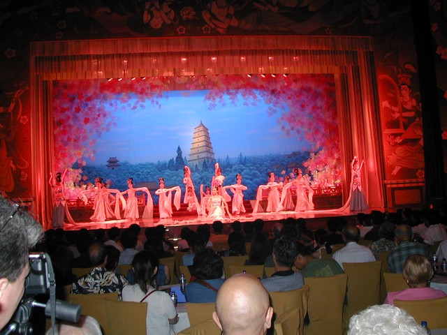 Stage and audience