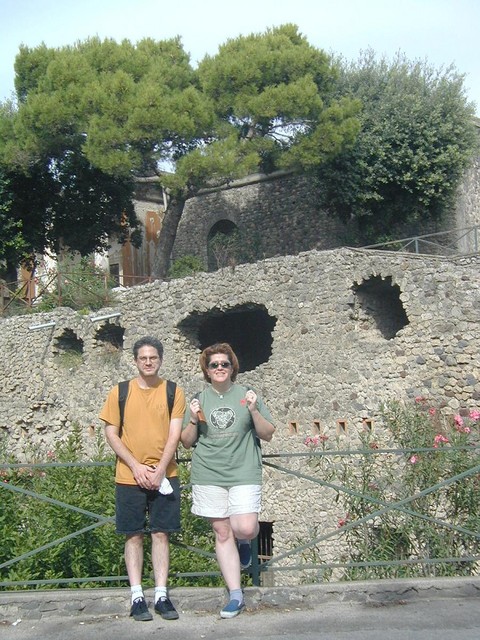 Joe and Ren at Pompeii