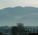 Mountains around Naples
