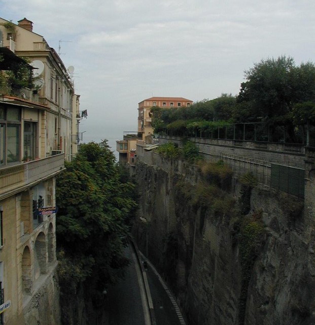 Step roads in Sorrento