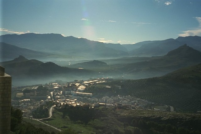 misty sierras near the parador