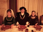 ren, z & kathy at the medieval dinner