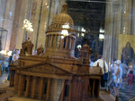 wooden model of St Isaacs