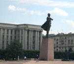Lenin statue close-up