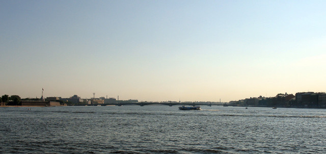 view on the Neva River