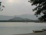 Calm view across Lake Kunming at the Summer Palace
