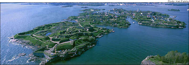Suomenlinna from the air