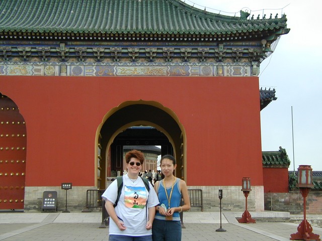 Ren and Jenny Liu our Beijing tour guide