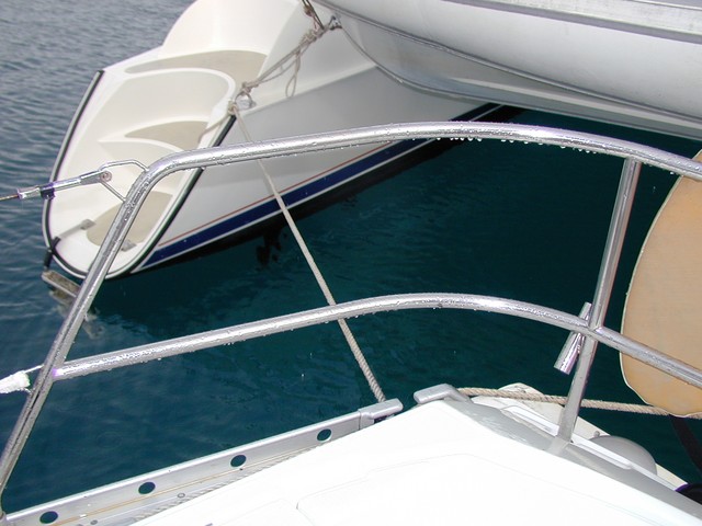 Catamaran climb out