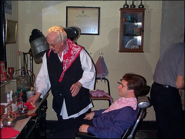 Bill Norton in a wacky chair