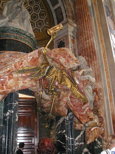Bernini's 1678 Death with Hourglass
