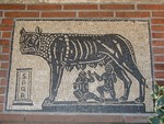 Remus and Romulus reproduction near Basilica
