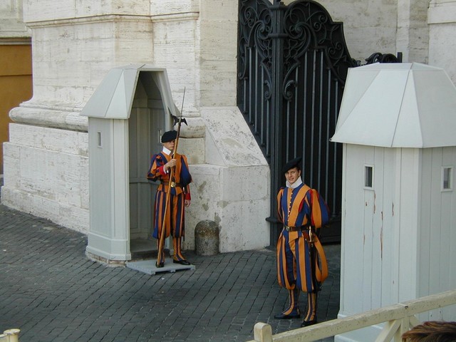 Swiss Army Guards at Vatican