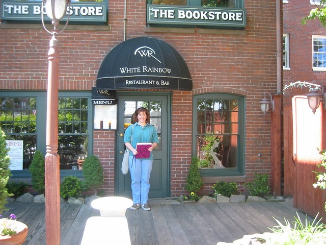 White Rainbow Ren out front