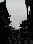 It is a shame this snap turned out so dark.  Beautiful courtyard near Yuyuan Garden.