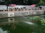 One of the fountains near Yuyuan Garden