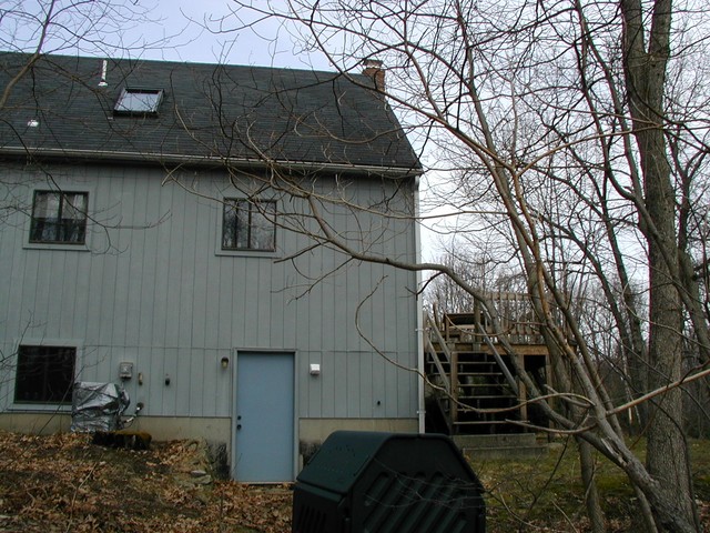 back of house towards deck