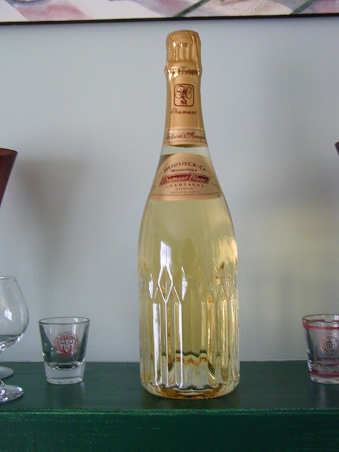 we will be turning this bottle into a candle