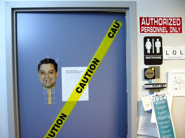 Vijays office door