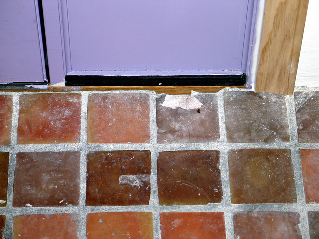 gap and tile - front entry